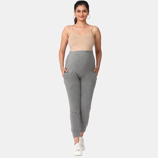 Pantalon doux de grossesse évolutif d'un confort optimal pour un usage quotidien de la maternité - Bébé Bambin