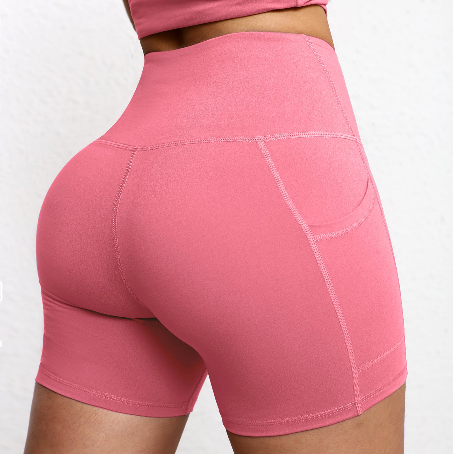 Short grossesse extensible pour yoga – Confort évolutif avec poche pratique Bébé Bambin