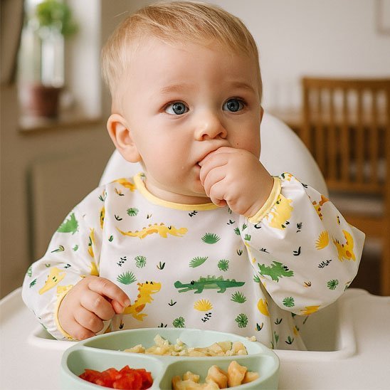Bavoir Bébé à Manches Longues Impérméable Ultra-absorbant| Bébé Bambin - Bébé Bambin
