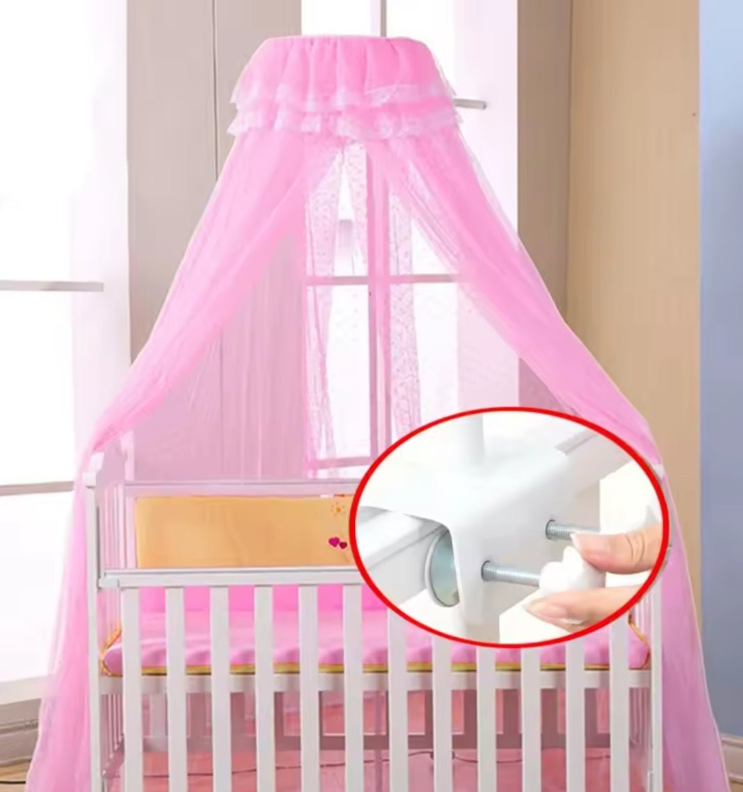 Ciel de Lit Bébé Moustiquaire Voile Étoilé | Cocon – Bébé Bambin - Bébé Bambin