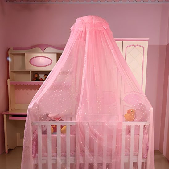 Ciel de Lit Bébé Moustiquaire Voile Étoilé | Cocon – Bébé Bambin - Bébé Bambin