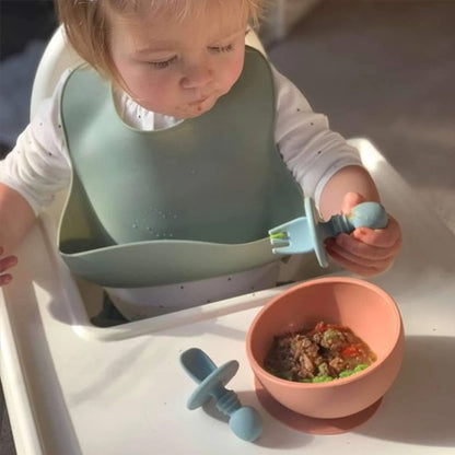 Couvert bébé | Ergonomique et Sécurisé - Bébé Bambin