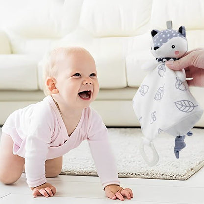 Doudou Bébé Anneau Dentition | Renard Ours Lapin – Bébé Bambin - Bébé Bambin