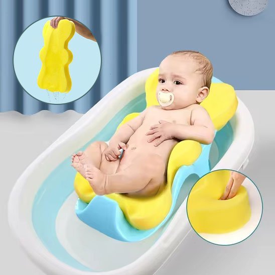 Siège de Bain Bébé Sécurisé | Mousse Antidérapante – Bébé Bambin - Bébé Bambin