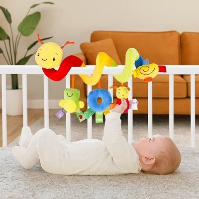 Spirale d'Activité Bébé Sensorielle avec Hochets | Bébé Bambin - Bébé Bambin