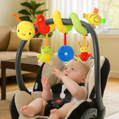 Spirale d'Activité Bébé Sensorielle avec Hochets | Bébé Bambin - Bébé Bambin